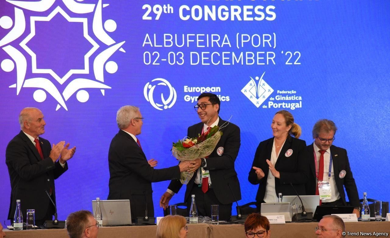 Farid Gaibov als Präsident des Europäischen Turnverbandes wiedergewählt (PHOTO) - Gallery Image