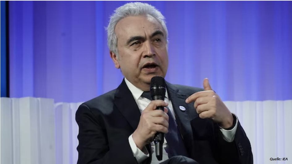 Wachstumsfaktoren für erneuerbare Energien haben sich geändert - Fatih Birol