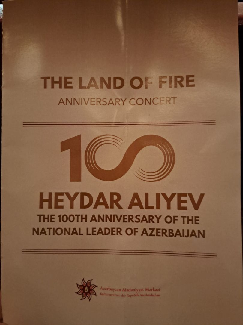 Aserbaidschanisches Kulturzentrum in Wien organisierte ein Konzert anlässlich des 100-jährigen Jubiläums von Heydar Aliyev - Gallery Image