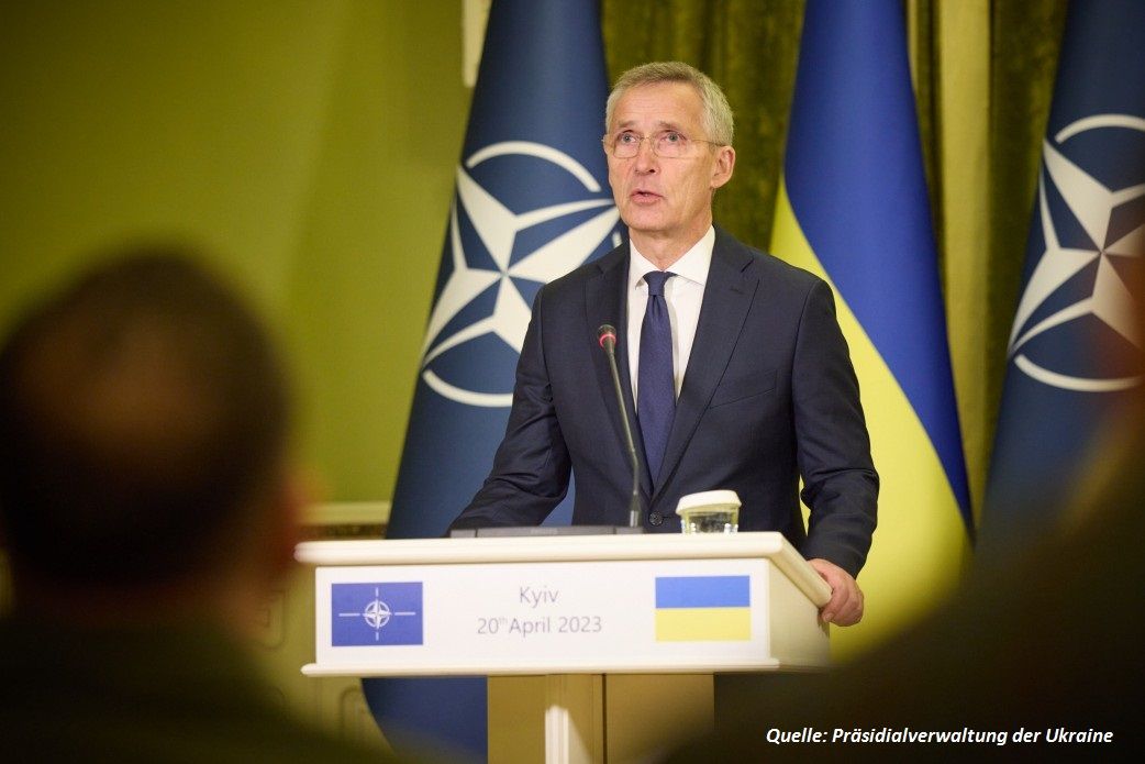 Der NATO-Generalsekretär forderte eine Steigerung der Rüstungsproduktion
​