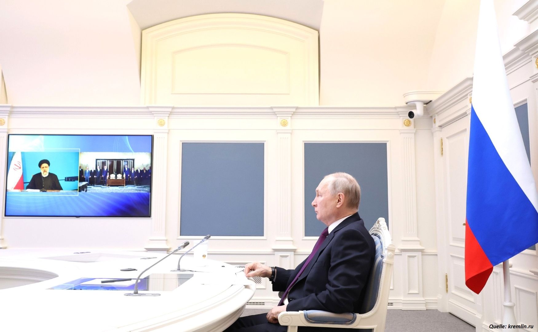 Putin und Raisi besprachen die Lage in Karabach
