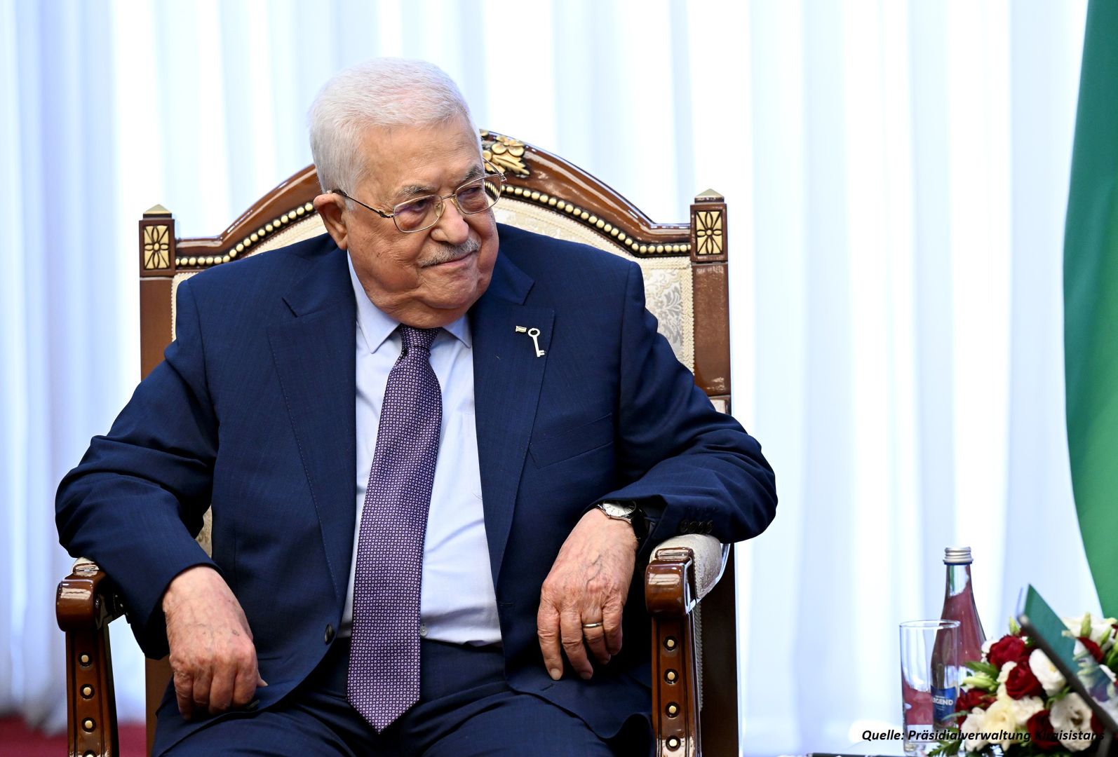 Der palästinensische Präsident trifft in der Türkei ein