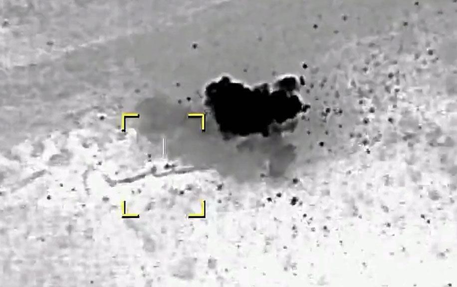 Eine Kampfstellung mit Reservemunition der Formationen der armenischen Streitkräfte wurde neutralisiert (VIDEO)