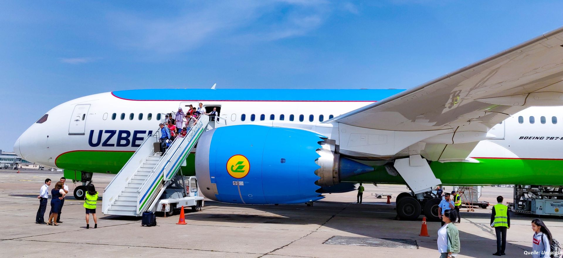 Der Flughafen Samarkand erhielt den Status eines Luftfahrtdrehkreuzes der ECO-Länder