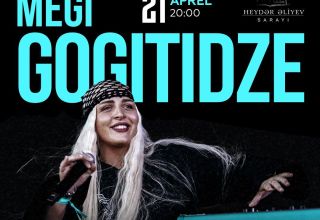 In Baku wird ein Konzert der berühmten georgischen Sängerin Megi Gogitidze stattfinden (VIDEO)