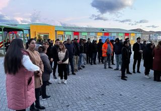 Im Dorf Agali im aserbaidschanischen Bezirk Zangilan hat die Abstimmung begonnen