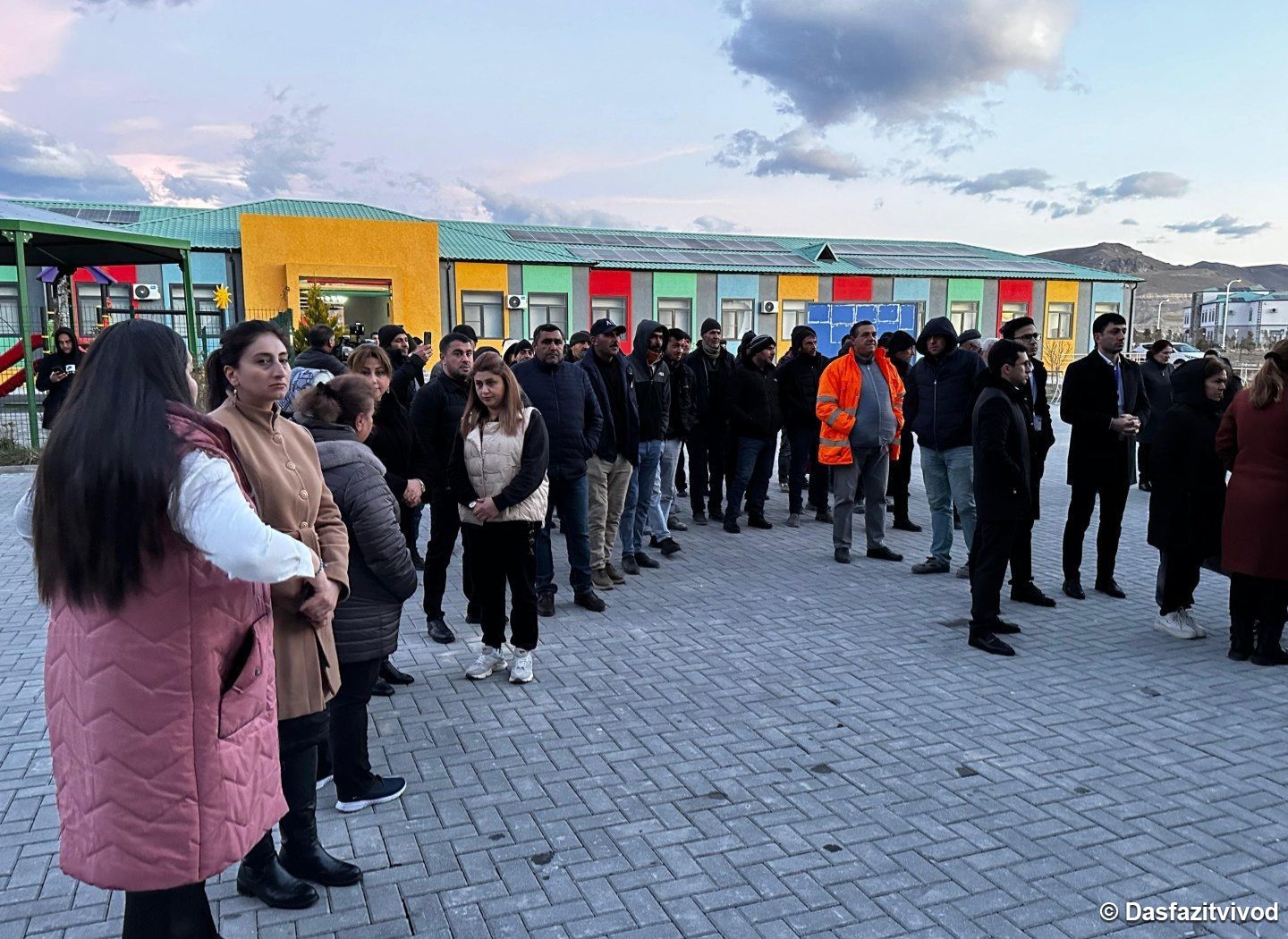 Im Dorf Agali im aserbaidschanischen Bezirk Zangilan hat die Abstimmung begonnen