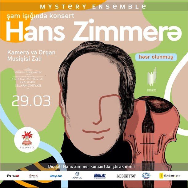 In Baku wird das Mystery Ensemble-Konzert „Gewidmet an Hans Zimmer“ statt